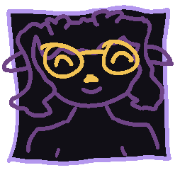 drawing of a happy deer, talking to you.