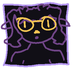 drawing of a shocked deer, talking to you.